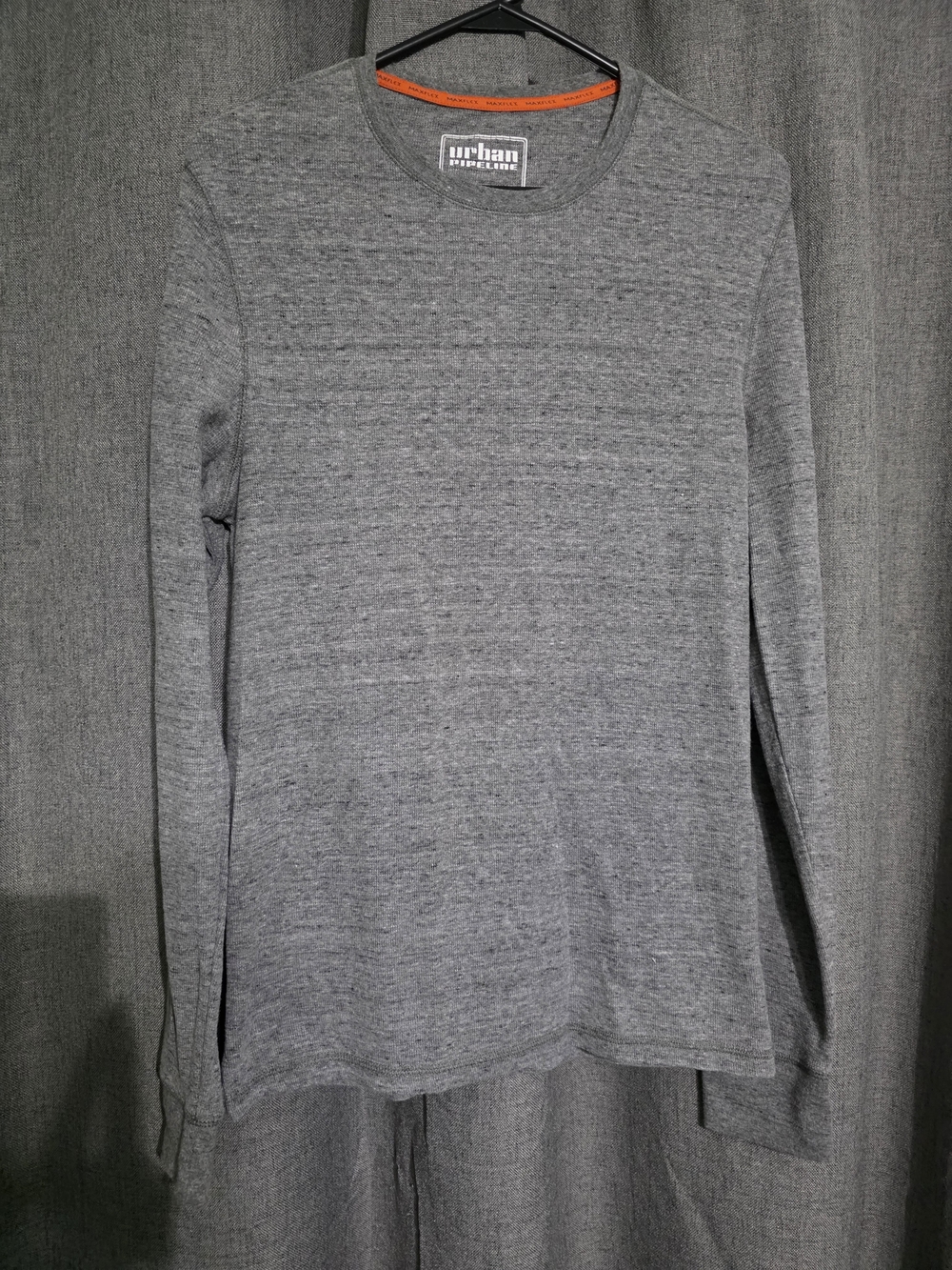 Urban Pipeline Men's Long Sleeve Crewneck Sweater - Gray